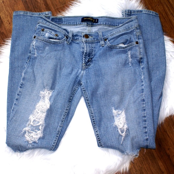 Levi's Denim - LEVI’S too super low distressed denim 30